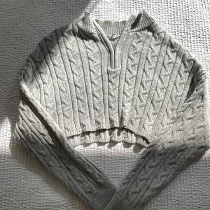 GARAGE KNIT CROP SWEATER